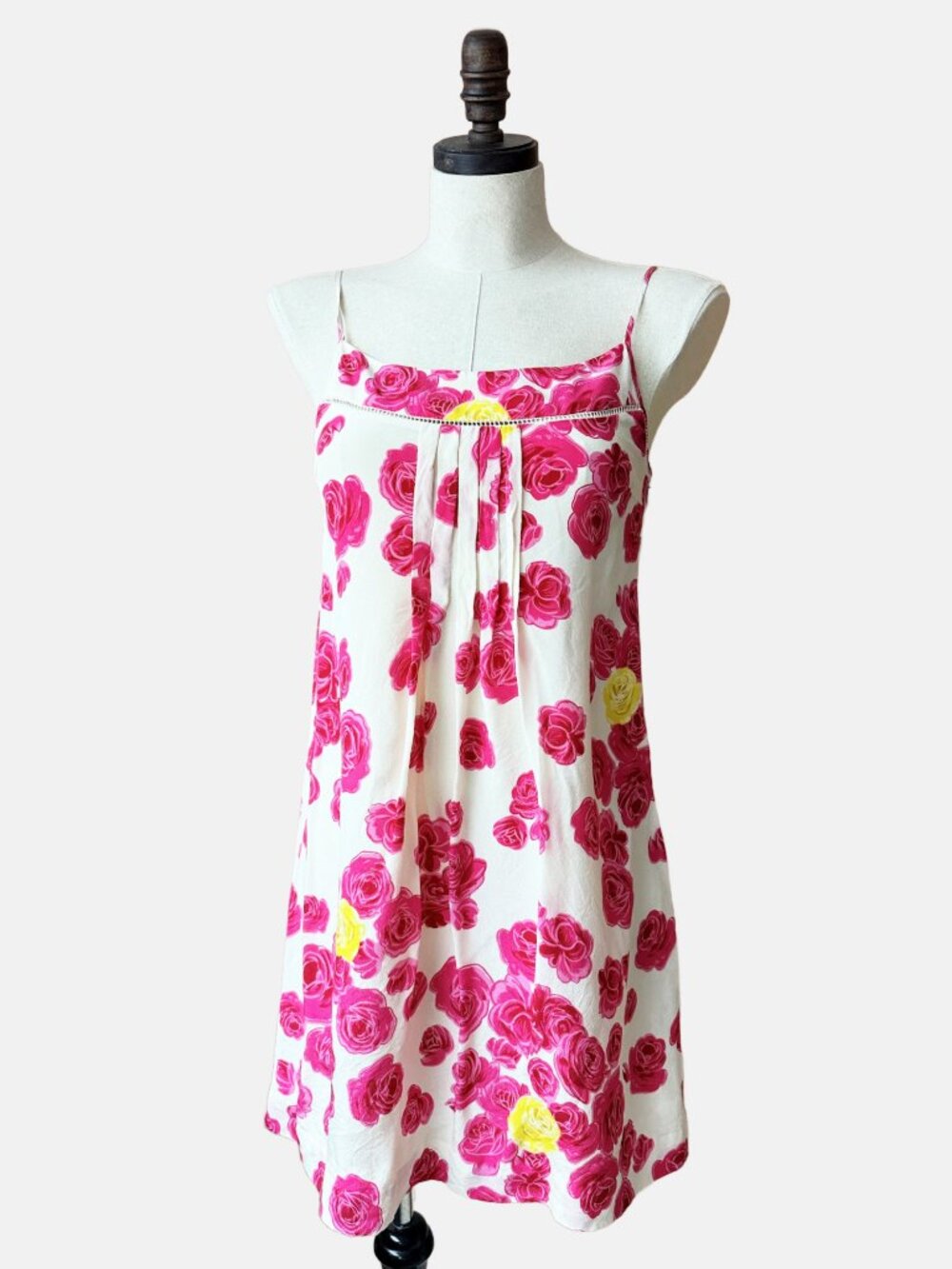 Moulinette Soeurs 100% Silk Floral Mini Dress | Size 2